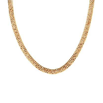 Infinity Double halskæde. Guldbelagt. Dansk Copenhagen